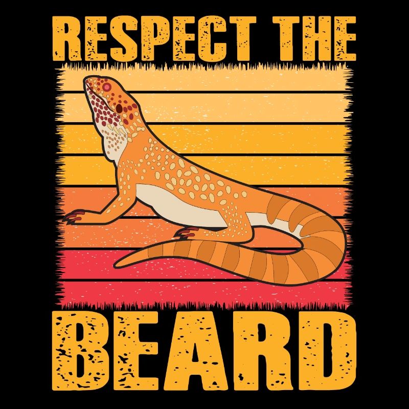 Reptilien Spruch Geschenk Eidechse Bartagame