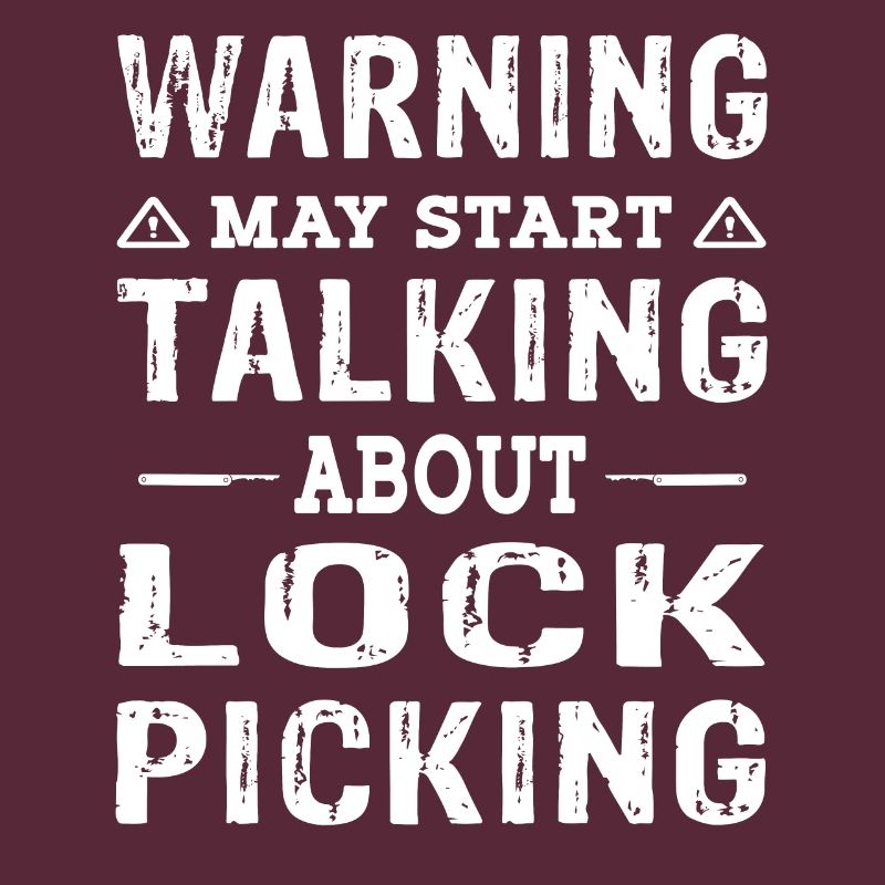 Warning may start talking about Lockpicking