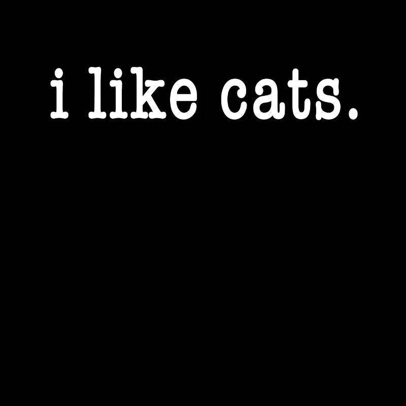 J’aime les chats Chats minimalistes Chat