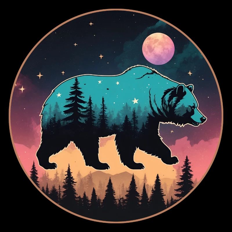Grizzly Bear Kodiak Bear Brown Bear Silhouette