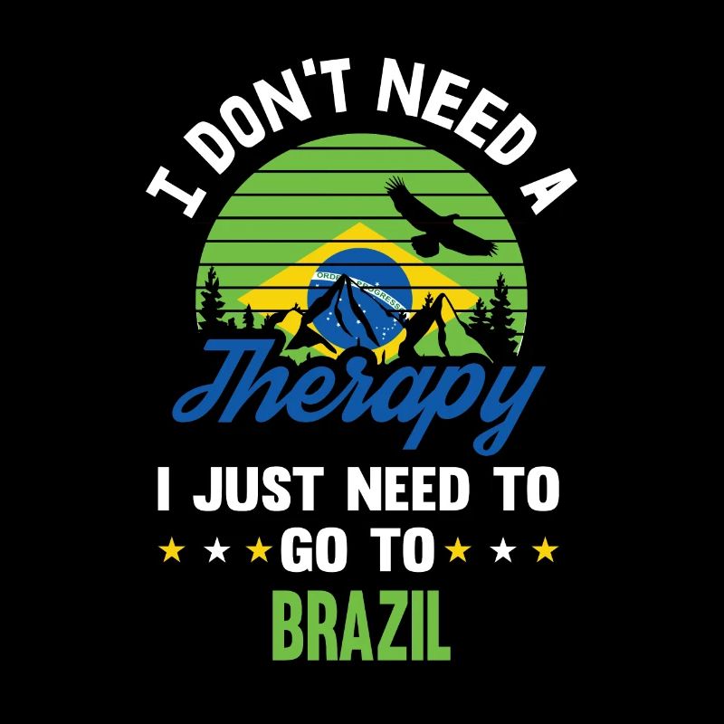Brésil Drapeau thérapie drapeau rétro cadeau