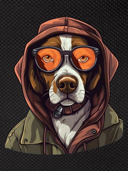 Fashion Dog Hipster