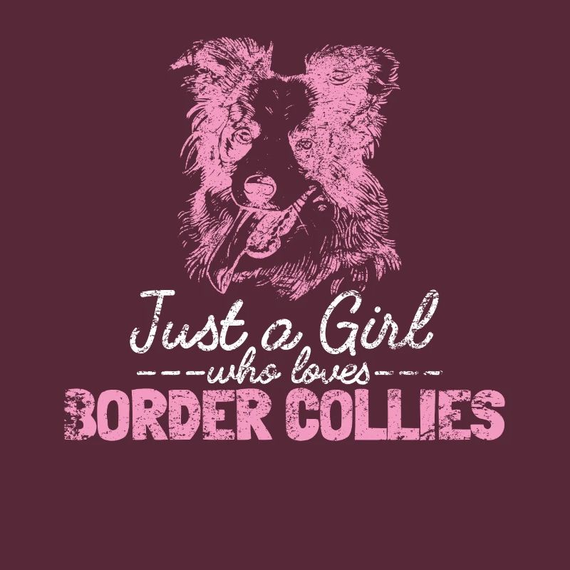 Conception unique de border collie pour