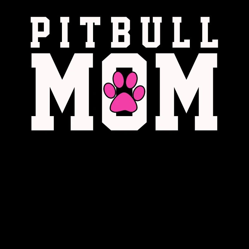 Conception de mère pitbull pour sauvage et aimant