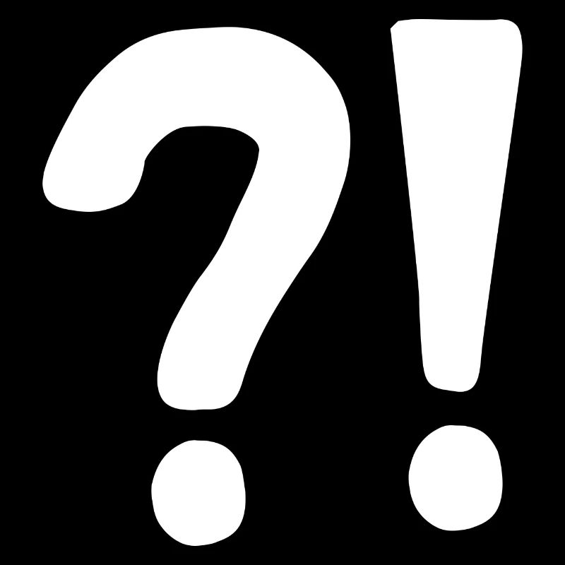| question mark Exclamation point | | icon Confused