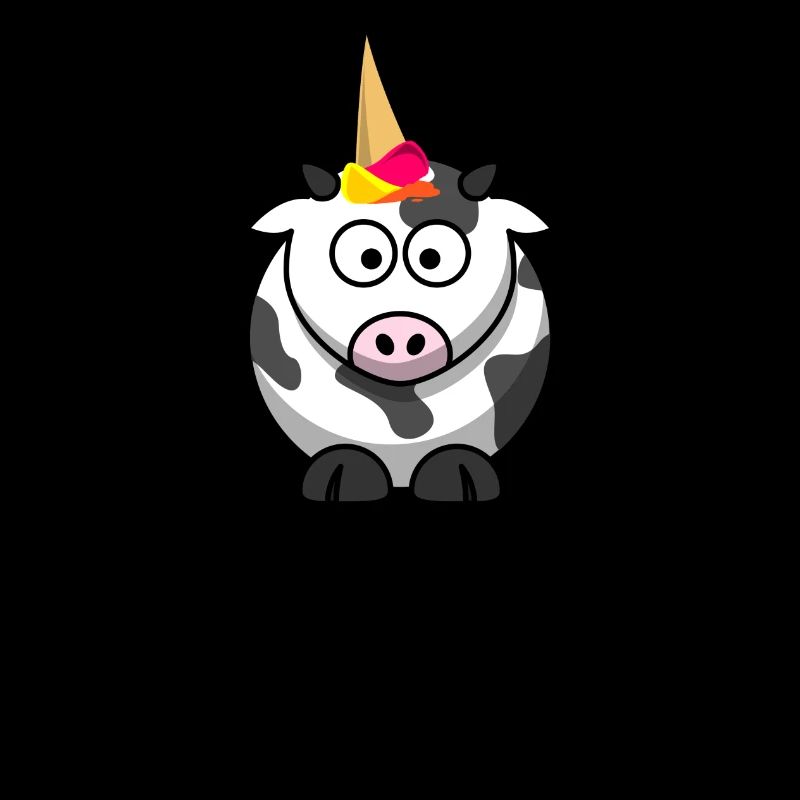 Ich bin ein Einhorn - Eiswaffel Kuh