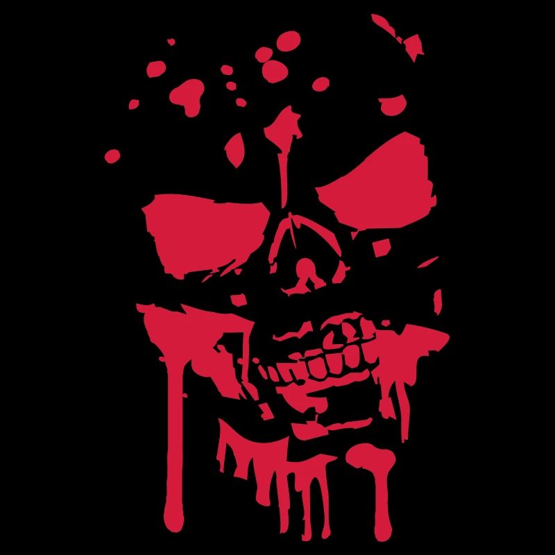 Skull Head skull blood zombie