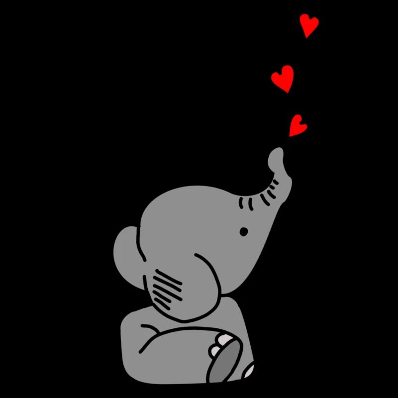Elefant Herz