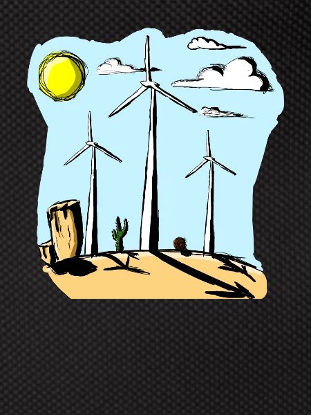 wind turbines