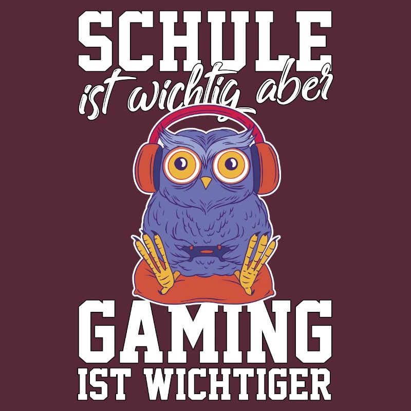 Gaming Eule - Computerspiele Videospiele Schule