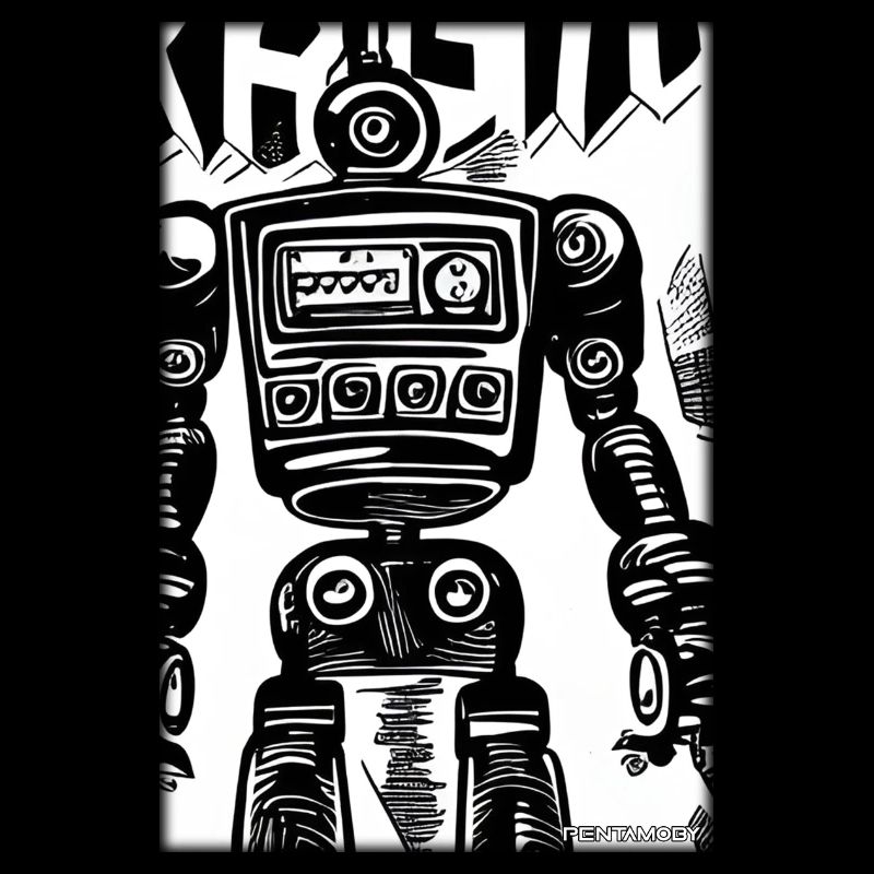 Robot Comic Future Cyborg Machine Technology