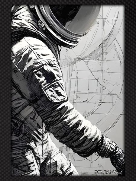 Astronaut Future Sci-Fi Technology