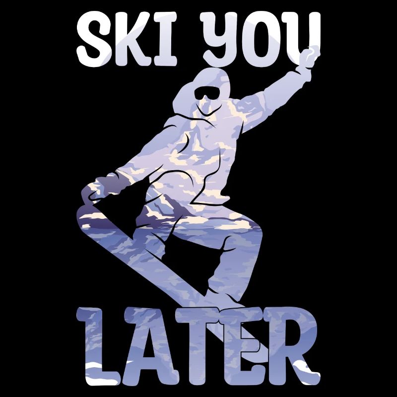 Snowboard Snowboarder Spruch Ski Geschenk
