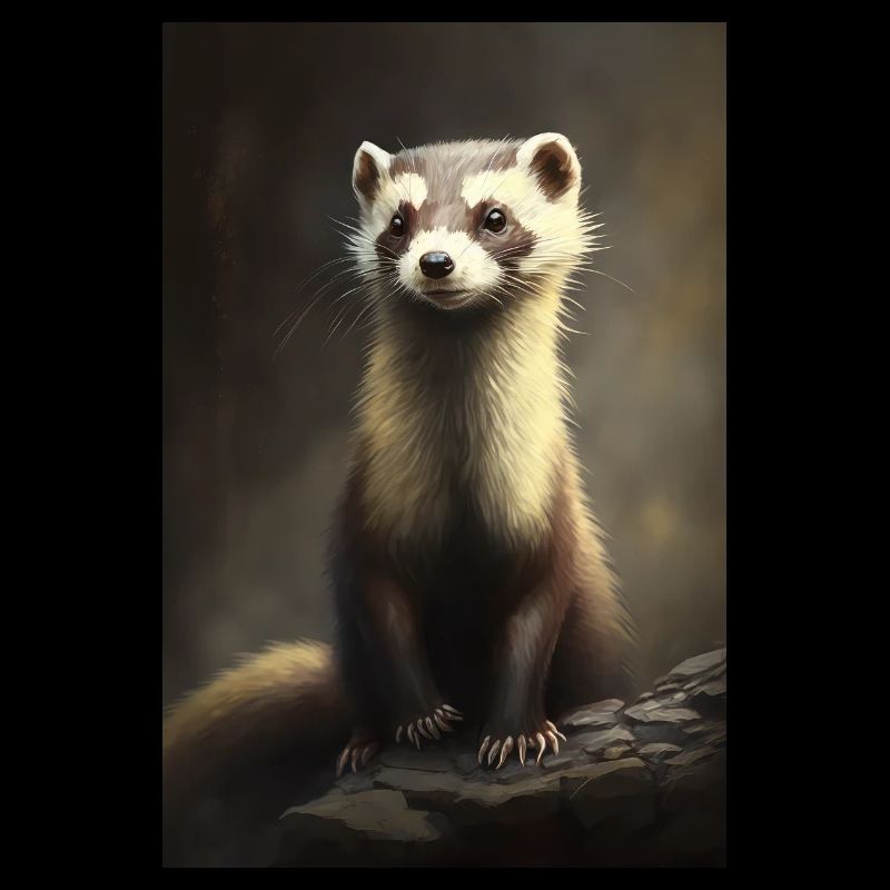furet mignon portrait