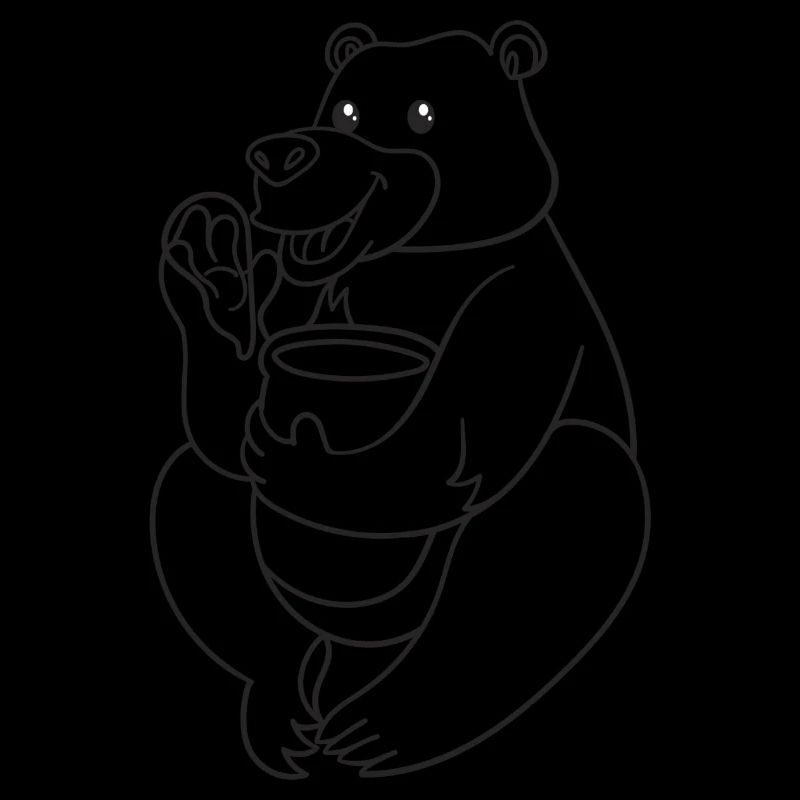 Bear, bear, honey, gift, gift idea