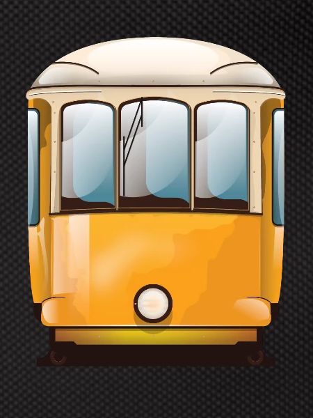 Tramway jaune