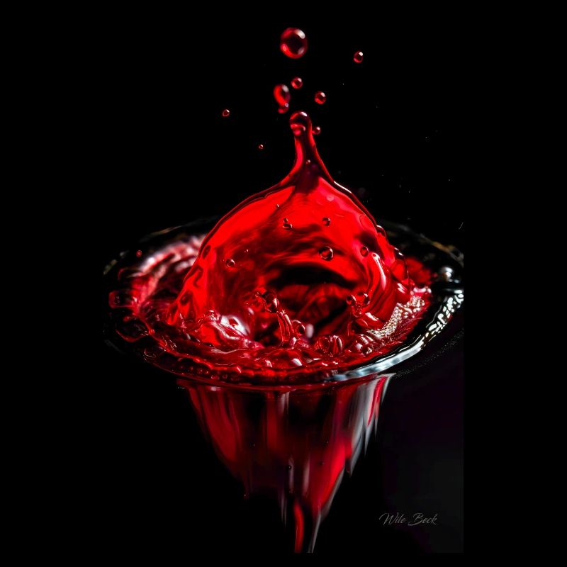 Gouttes rouges 6