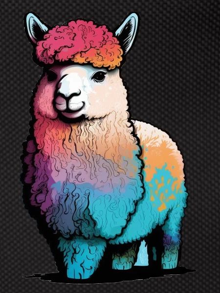 Alpaca Llama Rainbow