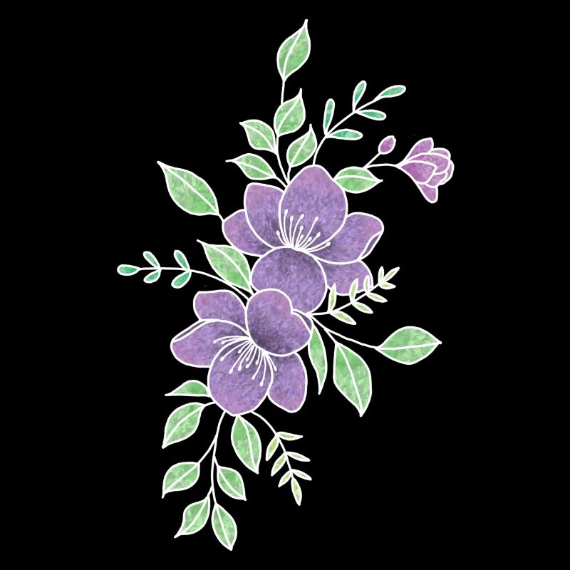 Fleur violette
