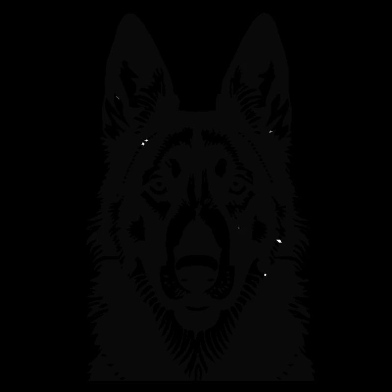 German Shepherd Head Silhouette