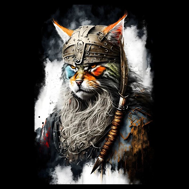 Wikingerkatze in Uniform