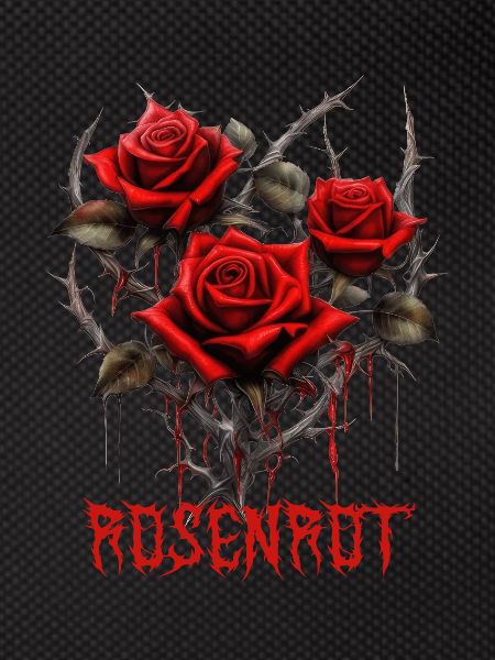 Rosenrot Dornen