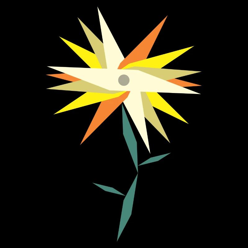 Low Poly Blume