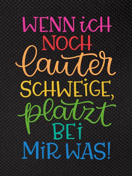Lauter Schweigen Regenbogen