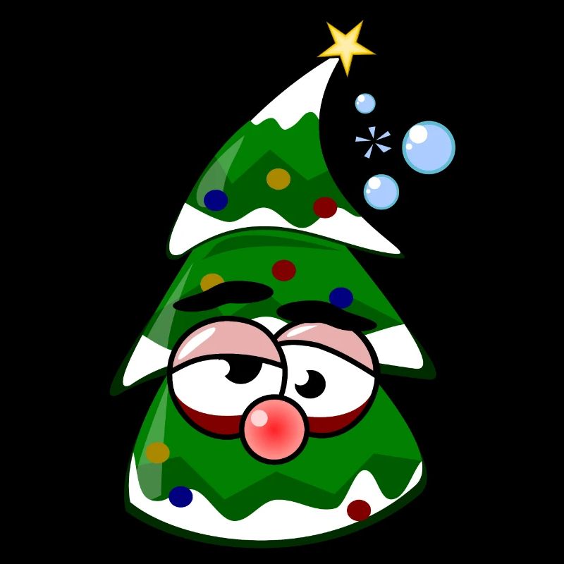 Besoffener Weihnachtsbaum
