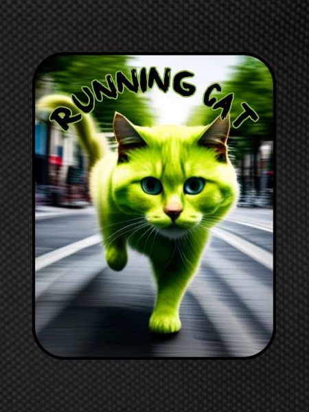 Chat vert