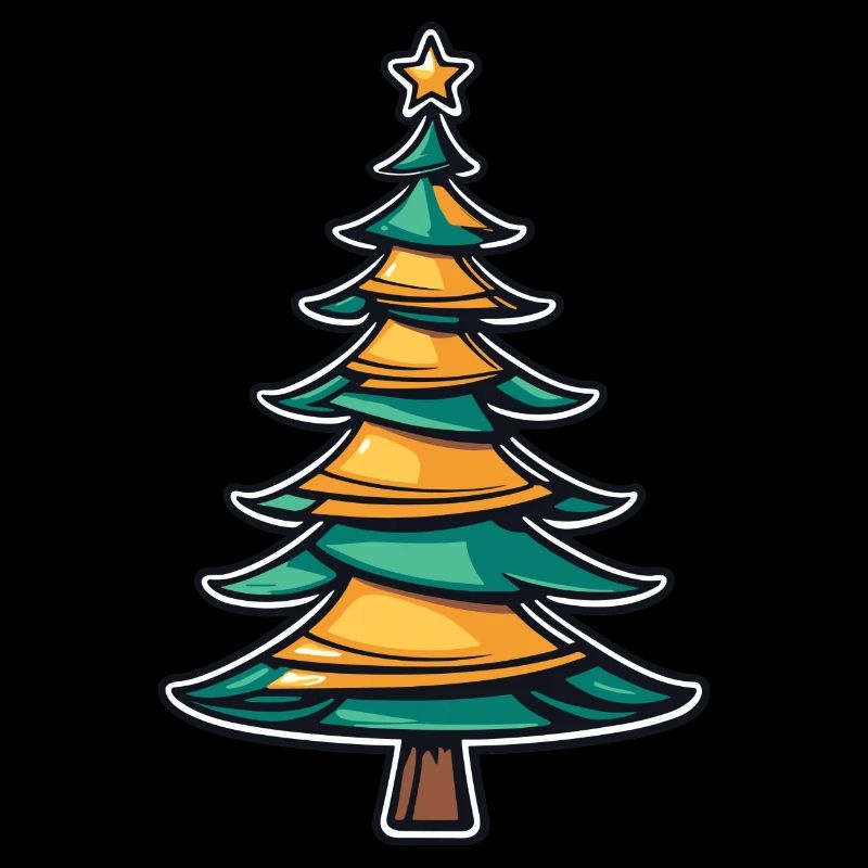 Arbre de Noël Dessin de Noël