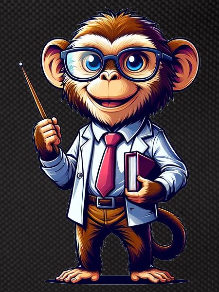 Cute Monkey Teacher