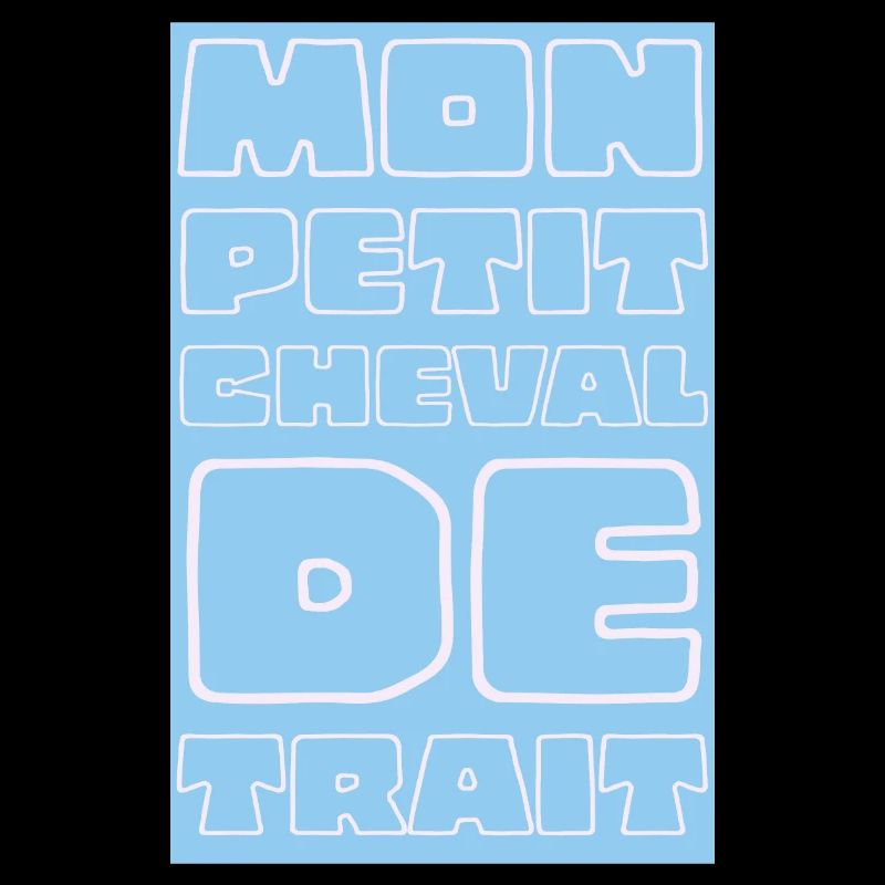 Mon petit cheval de trait