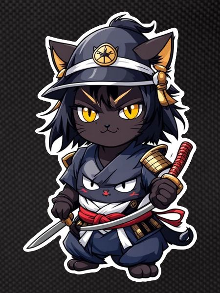 Ninja Cat - Samurai Kitten