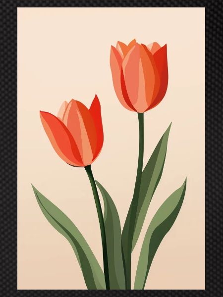 Boho Botanical Tulips