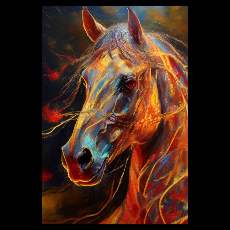 Portrait d’un cheval 3