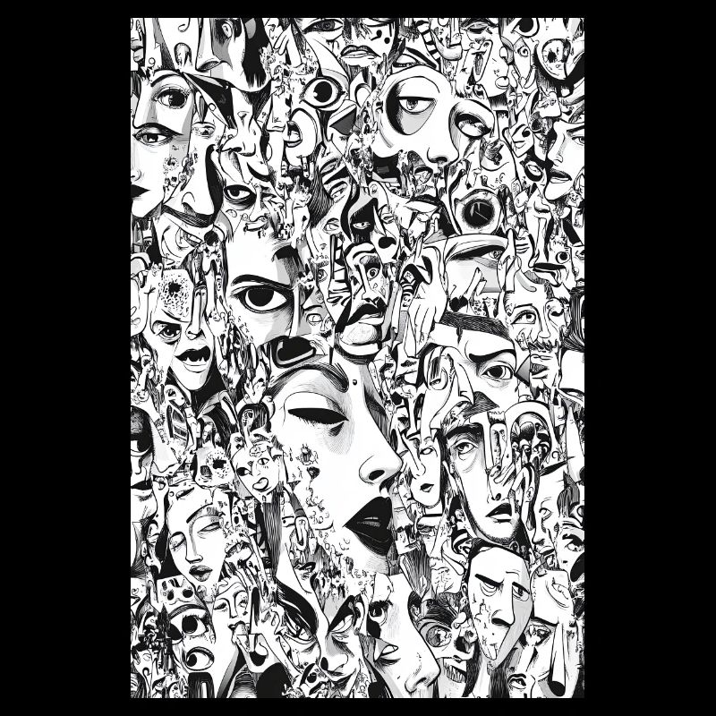 Mask Mosaic: Face Carousel