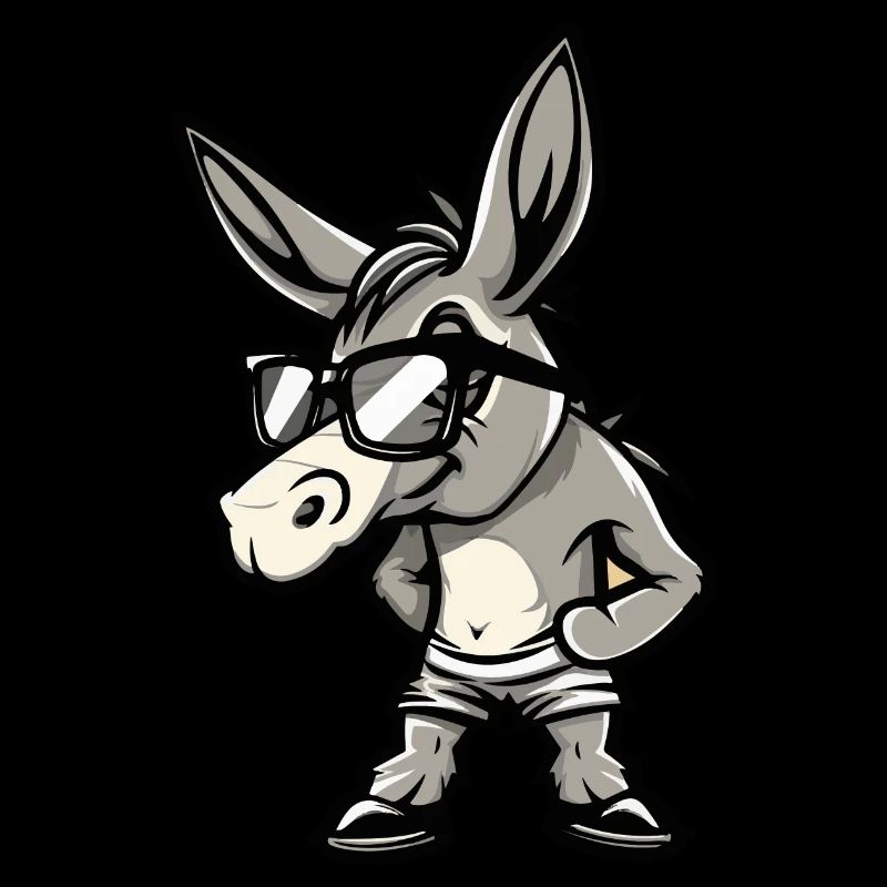 Âne Bande Dessinée Cool