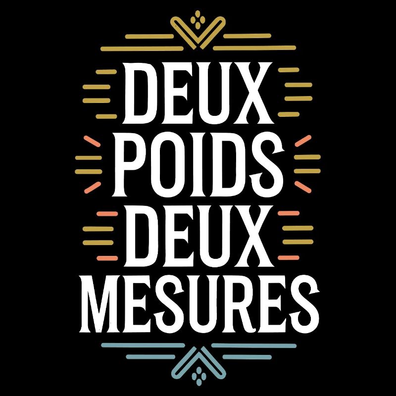 Deux poids deux mesures