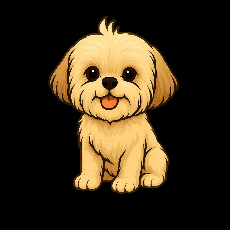TinyPaws Fun Logo Shih Tzu