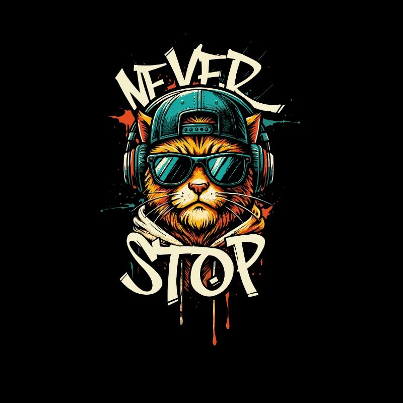 Hip-hop Chat Head Graffiti