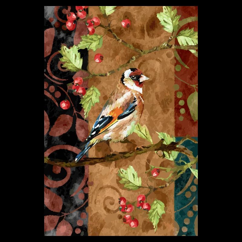 Bunter Vogel