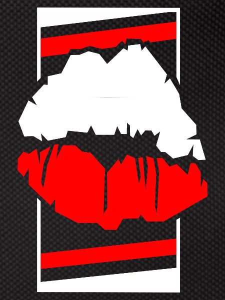 Pologne Lèvres Contraste Pop Art