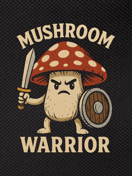 Guerrier champignon avec épée