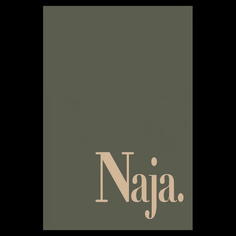 Modern minimal poster – well.