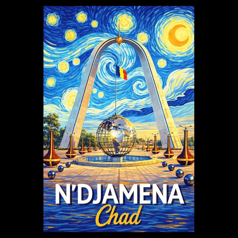 N-Djamena Tchad Nuit étoilée