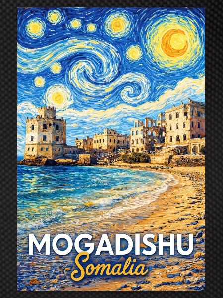 Mogadishu Somalia Starry Night
