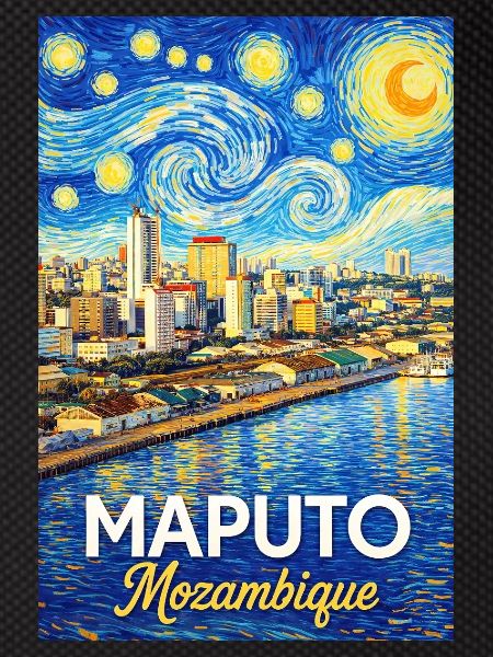 Maputo Mozambique Starry Night