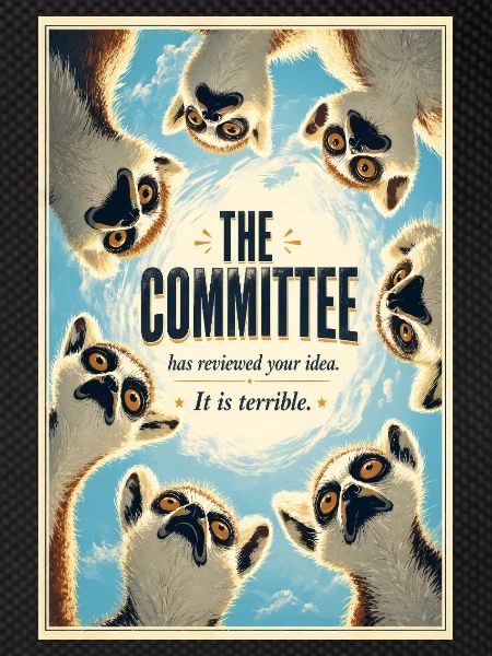 L’affiche des Lémuriens du Comité