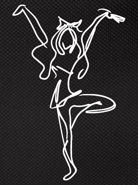 Cheerleader Drawing